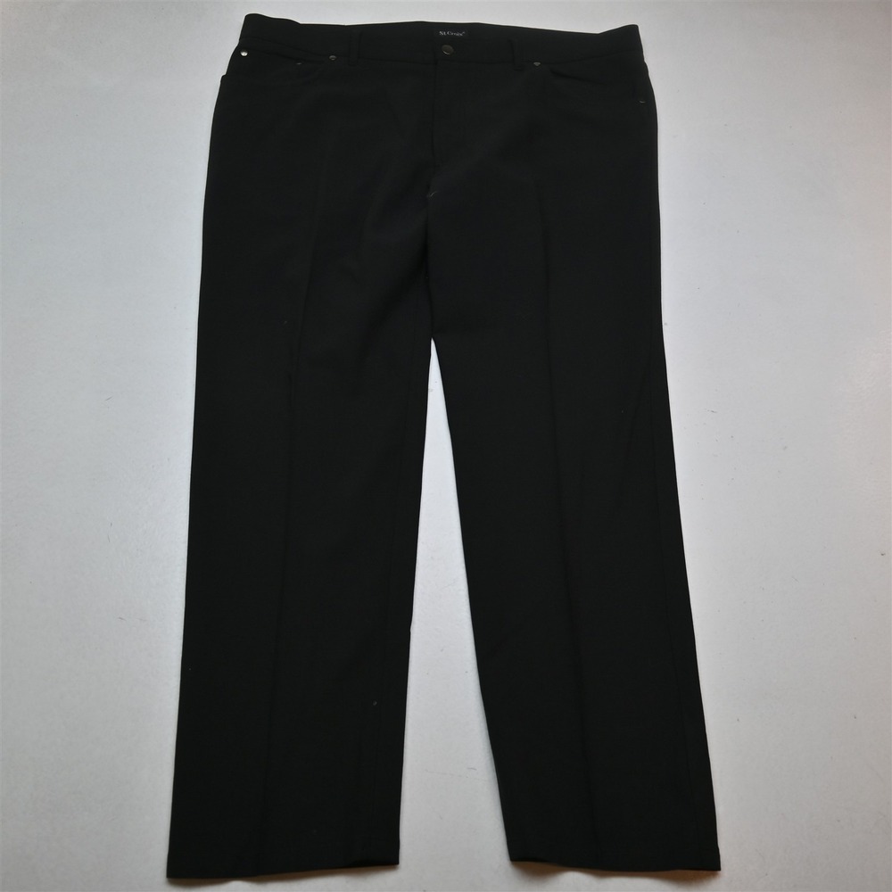 St Croix 42x30 Black Wool Italy Made 5 Pocket‎ Straight Mens Pants